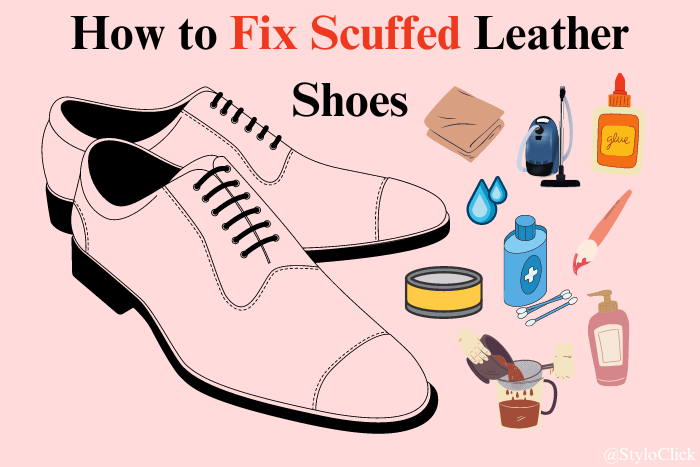 How to fix scuffed leather shoes