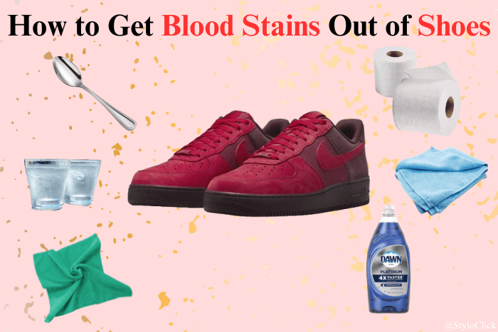 How to Get Blood Stains Out of Shoes