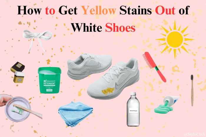 How to Get Yellow Stains Out of White Shoes